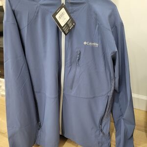 Columbia Titanium Blue Softshell Jacket With Pants